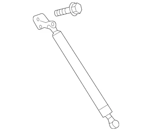 STAY(R).DAMPER BJT6-62-620A MAZDA