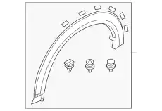 D10E-51-W30C РАСШИРИТЕЛЬ КРЫЛА MAZDA