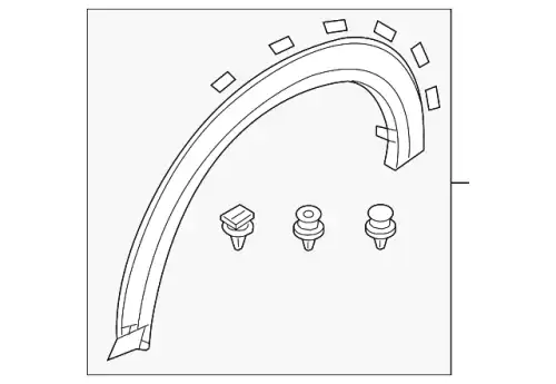 D10E-51-W30C РАСШИРИТЕЛЬ КРЫЛА MAZDA