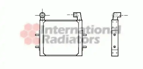 Масляный радиатор VAN WEZEL 43003157