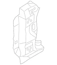 PILLAR(L).HINGE NE51-71-2B0C MAZDA