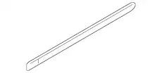 Накладка двери LE44-50-682-01 MAZDA