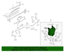 Бачок омывателя FE01-67-481B MAZDA
