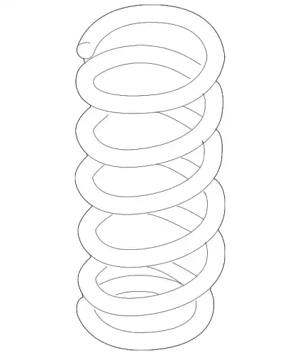 SPRING COIL RR -GEN- CG37-28-011 MAZDA