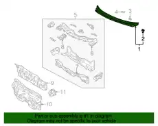 Решетка радиатора MAZDA BJ0J-50-790A