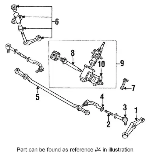 Рулевой наконечник MAZDA UA01-32-270