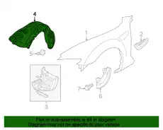 Подкрылок MAZDA F189-56-14ZC