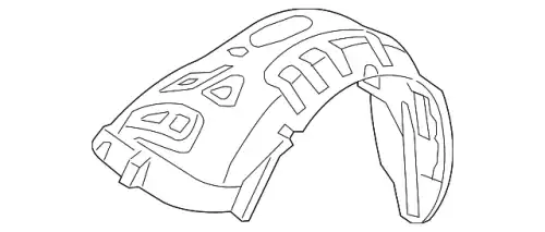 Подкрылок MAZDA F189-56-14ZC