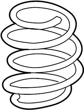 SPRING,COIL-FRONT D10H-34-011 MAZDA