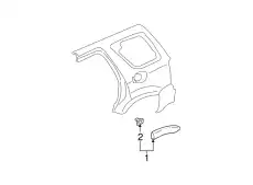 Подкрылок MAZDA EF92-51-W50-AA