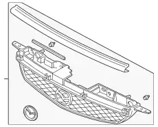 Решетка радиатора MAZDA B30P-50-710