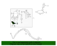 Кронштейн металл BP4L-32-603B MAZDA