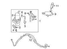 Кронштейн металл BP4L-32-603B MAZDA