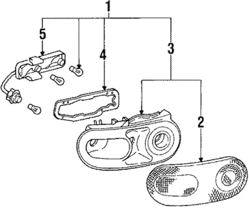 Стекло фонаря NA01-51-15XC MAZDA