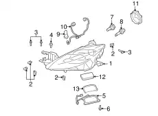 Фара MAZDA GS3M-51-155