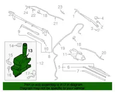 TANK WASHER GP9A-67-481A MAZDA