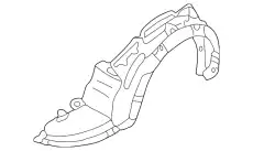 Подкрылок MAZDA B30P-56-130A