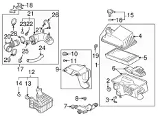 Расширительный бачок MAZDA L33D-13-200A