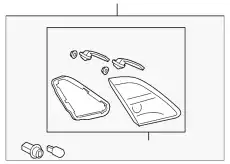 Фонарь задний MAZDA GS3L-51-3F0E