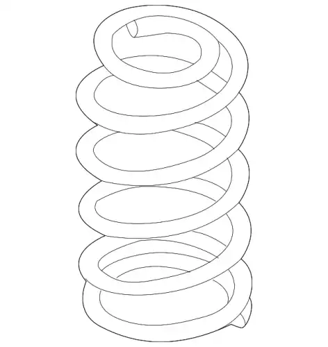 SPRING,COIL-REAR KD35-28-011 MAZDA