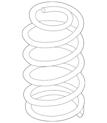 SPRING.COIL-REAR GJP2-28-011 MAZDA