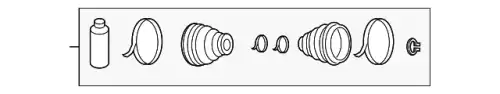 BOOT SET.OUTER JOINT FTC3-22-530 MAZDA