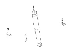 DAMPER REAR -USA GS3L-28-700D MAZDA
