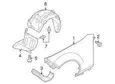Подкрылок MAZDA NE51-56-130J