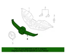 Решетка радиатора MAZDA C291-50-711-12