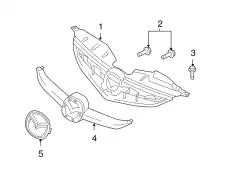 Решетка радиатора MAZDA C291-50-711-12