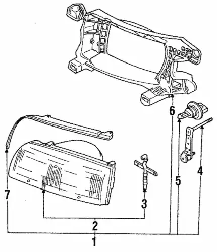Фара MAZDA LA01-51-03X
