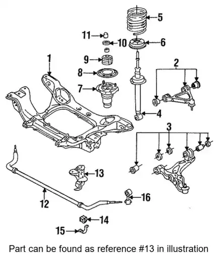 BRACKET.STABILIZER FD01-34-160F MAZDA
