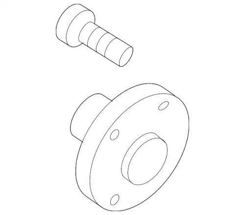 FLANGE,REAR AXLE NE51-26-240A MAZDA