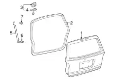 Ручка двери MAZDA LC62-62-761B