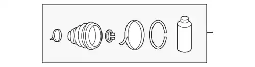 BOOT SET.INNER JOINT FTC6-22-540 MAZDA