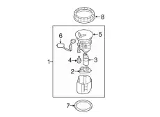 BODY,FUEL FILTER P31H-13-ZE0 MAZDA