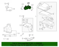 Патрубок воздушный L33D-13-220A MAZDA