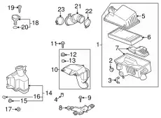 Патрубок воздушный L33D-13-220A MAZDA
