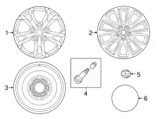 WHEEL DISK TEMPORARY 9965-42-4060 MAZDA