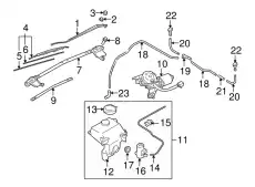 Бачок омывателя NE51-67-480B MAZDA