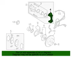 SUPPORT(L).MOUNTING GA5R-33-29XA MAZDA