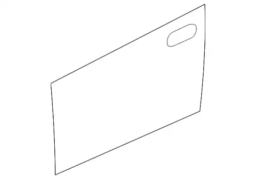 PANEL(R).OUT.-FRT DO BBM4-58-031 MAZDA