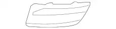 Решетка бампера MAZDA TD12-50-C11E-PZ