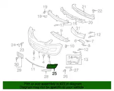 Решетка бампера MAZDA TD12-50-C11E-PZ