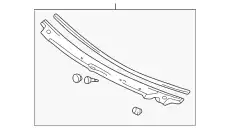 Решетка капота NA01-50-790E MAZDA