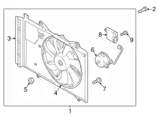 FAN,COOLING S552-15-140 MAZDA