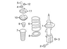 DAMPER (R) FRONT DR61-34-700C MAZDA