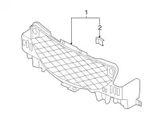 Решетка бампера MAZDA FE01-50-1T0B