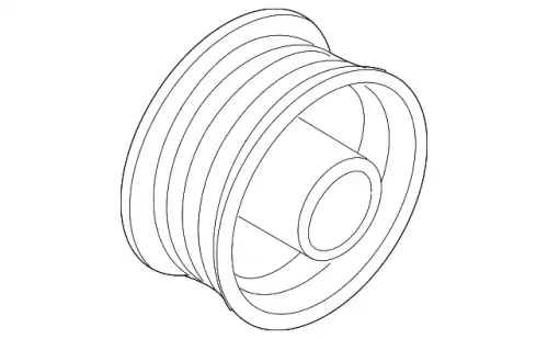 Шкив генератора L813-18-W11 MAZDA