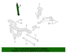 DAMPER REAR USA ZZC3-28-700 MAZDA
